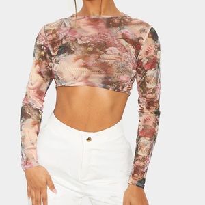 COPY - Mesh pretty little thing crop top